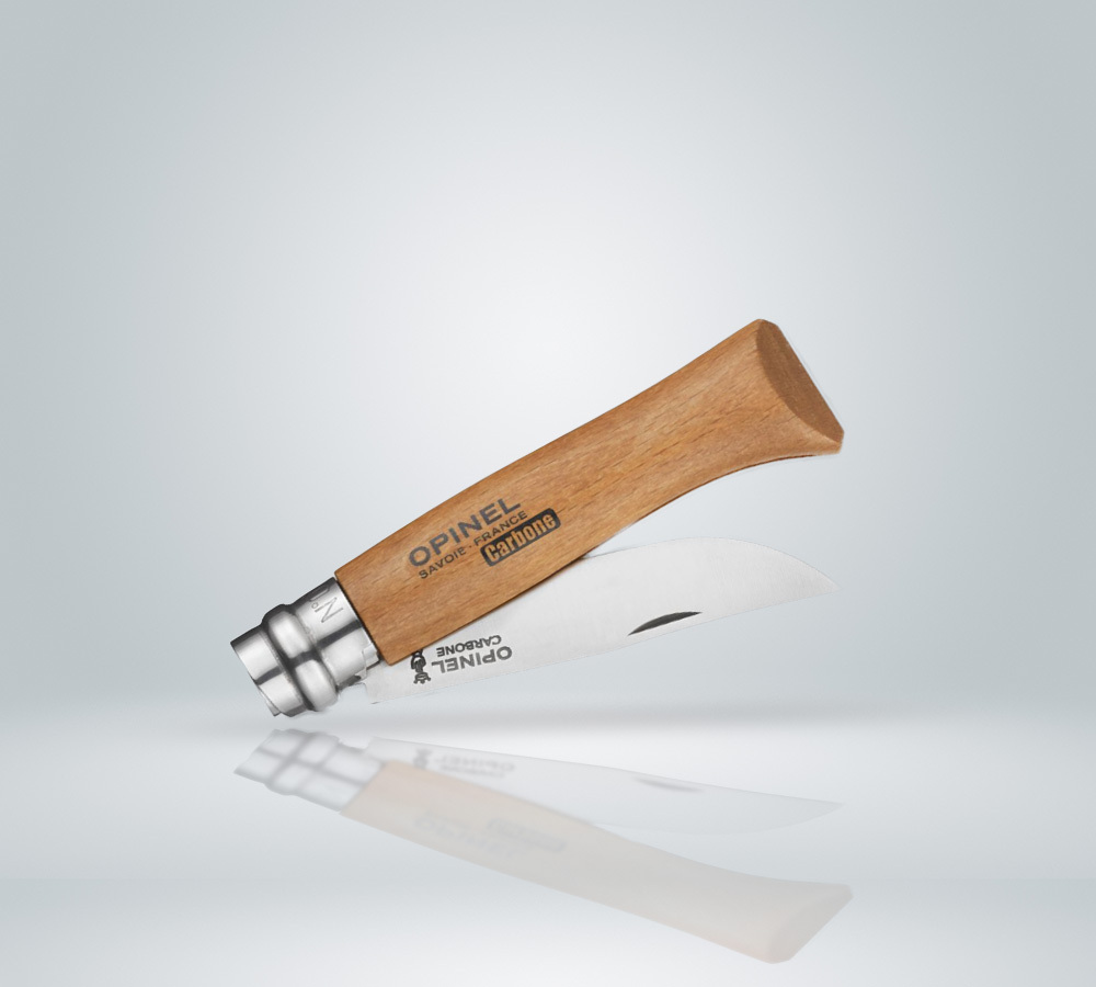 Couteau nr8 opinel carbone ferme